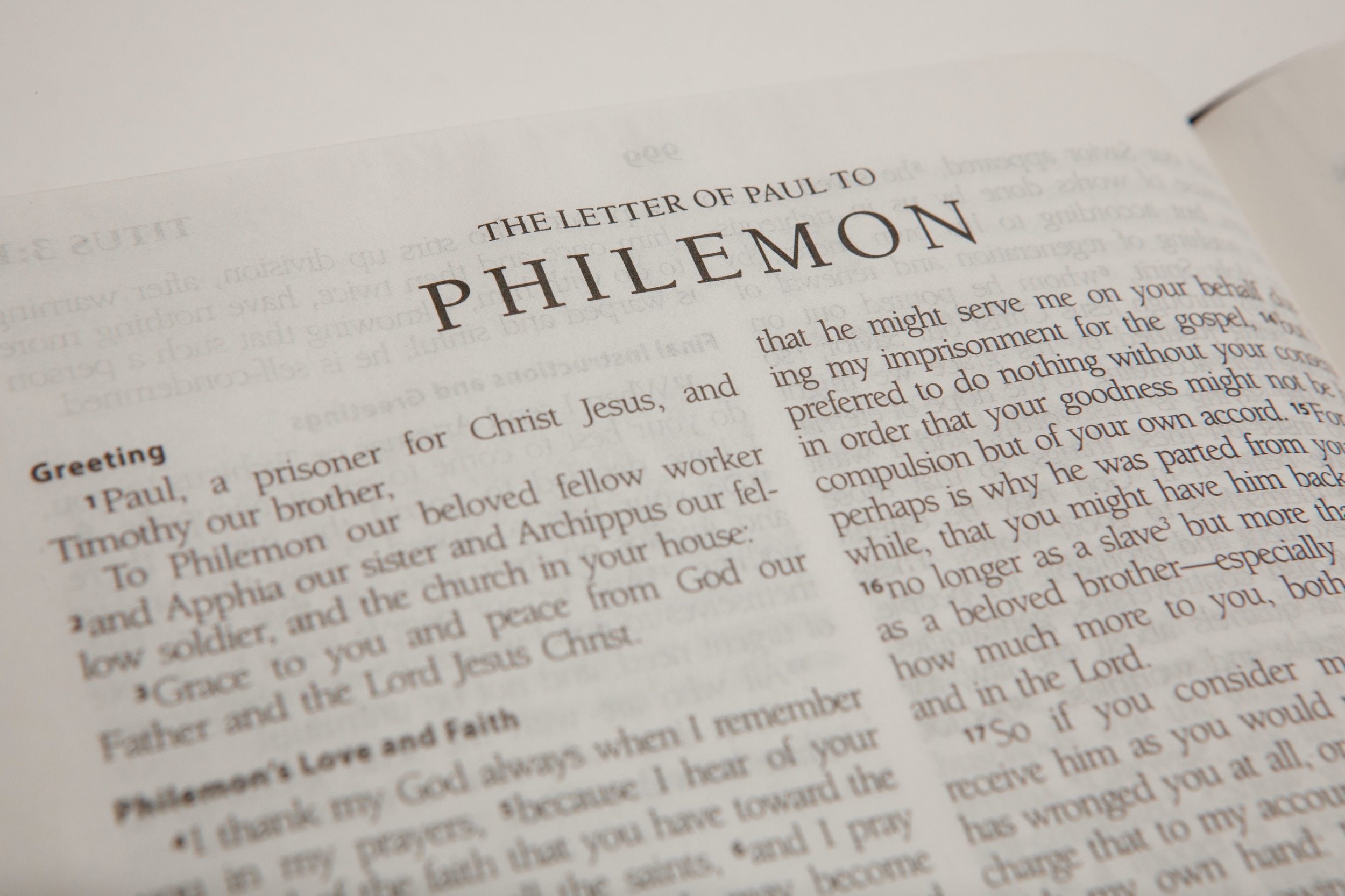 The Gospel According To Paul’s Letter To Philemon